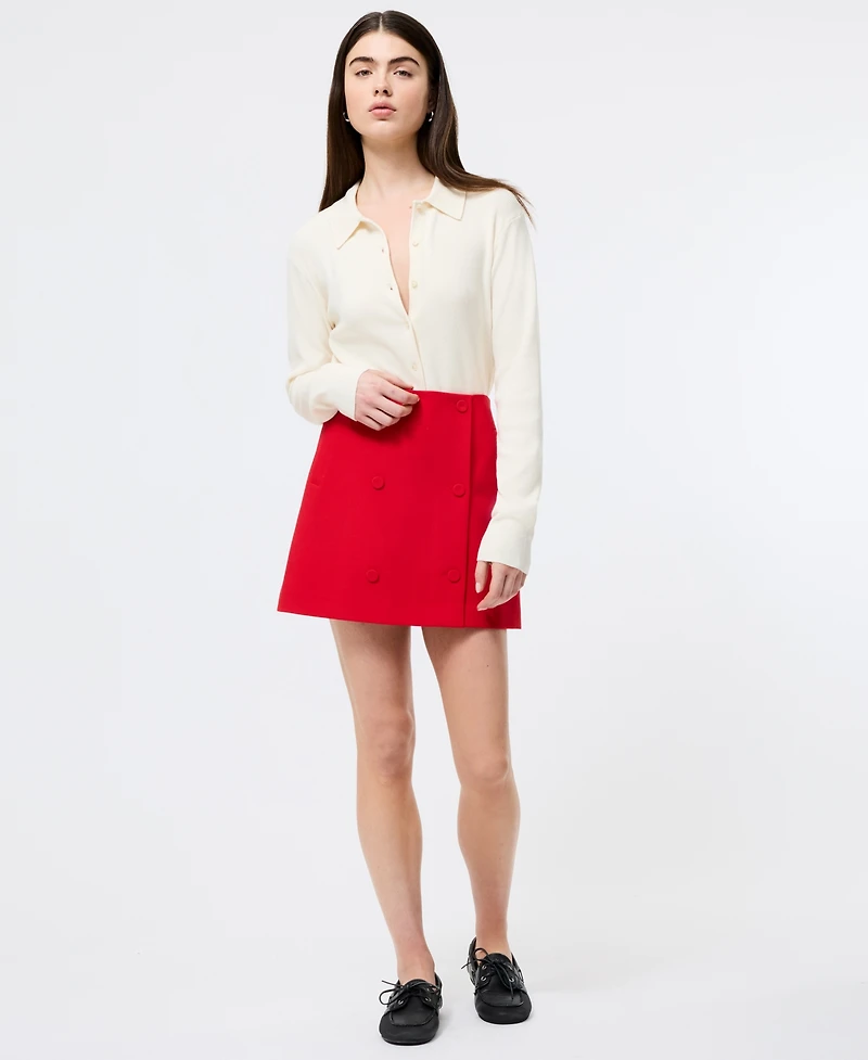 French Connection Women's Cozysoft Collared Cardigan