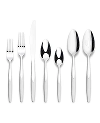 Ornative Anona 42-Pc. Flatware Set with Wire Caddy, Service for 8