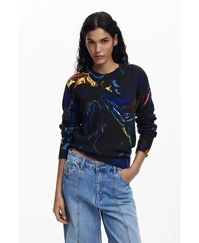 Desigual Women's Sweater designed by Mr. Christian Lacroix