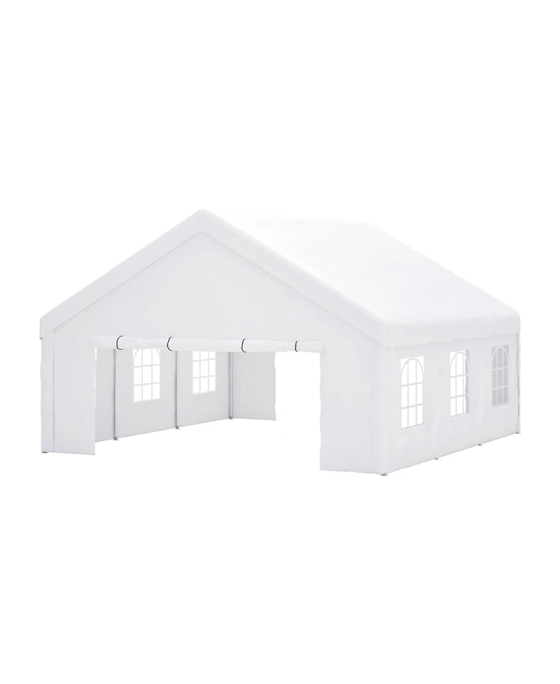 Mondawe 20x20FT Heavy Duty Party Tent - Waterproof Wedding Canopy with Removable Walls