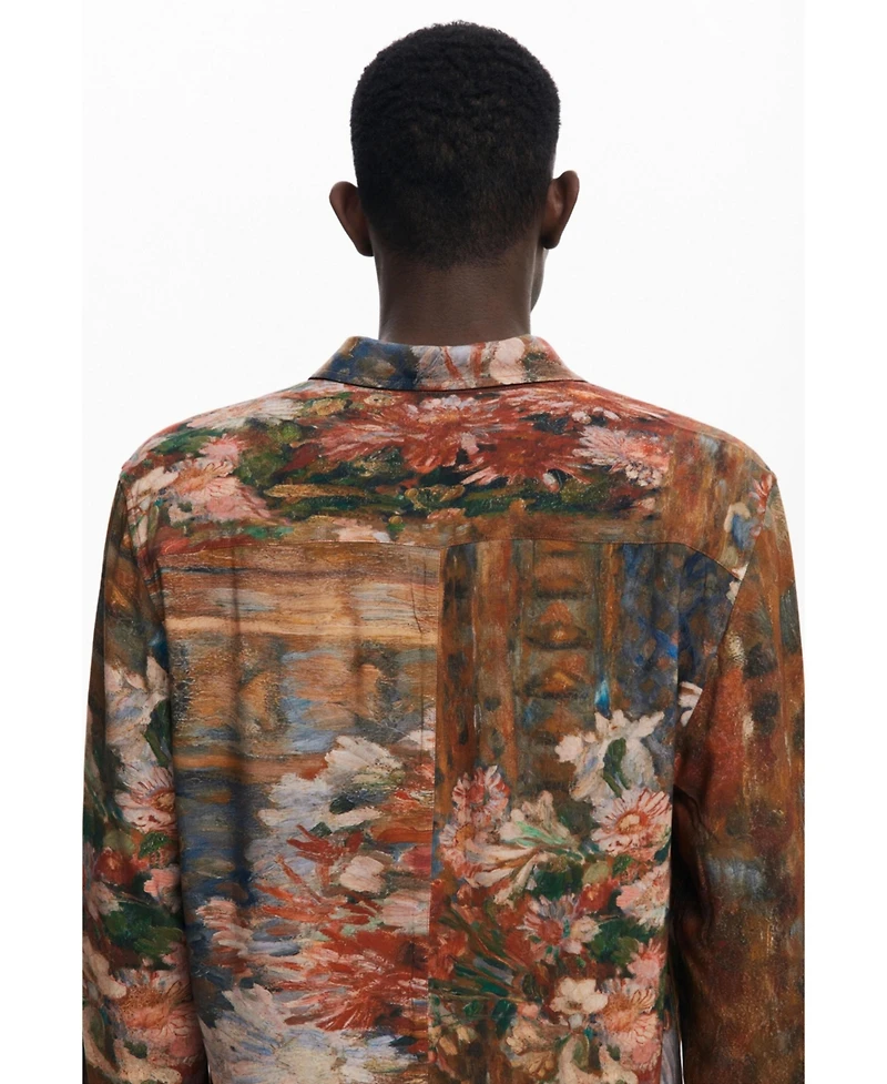 Desigual Men's Long-sleeve checkered shirt