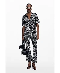 Desigual Women's Fluid long bandana pants