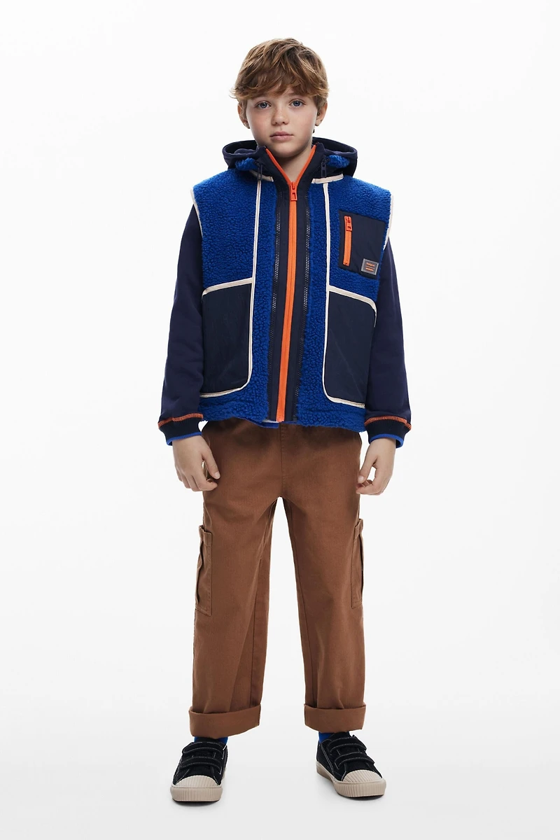 Desigual Boys Boys's Detachable shearling jacket
