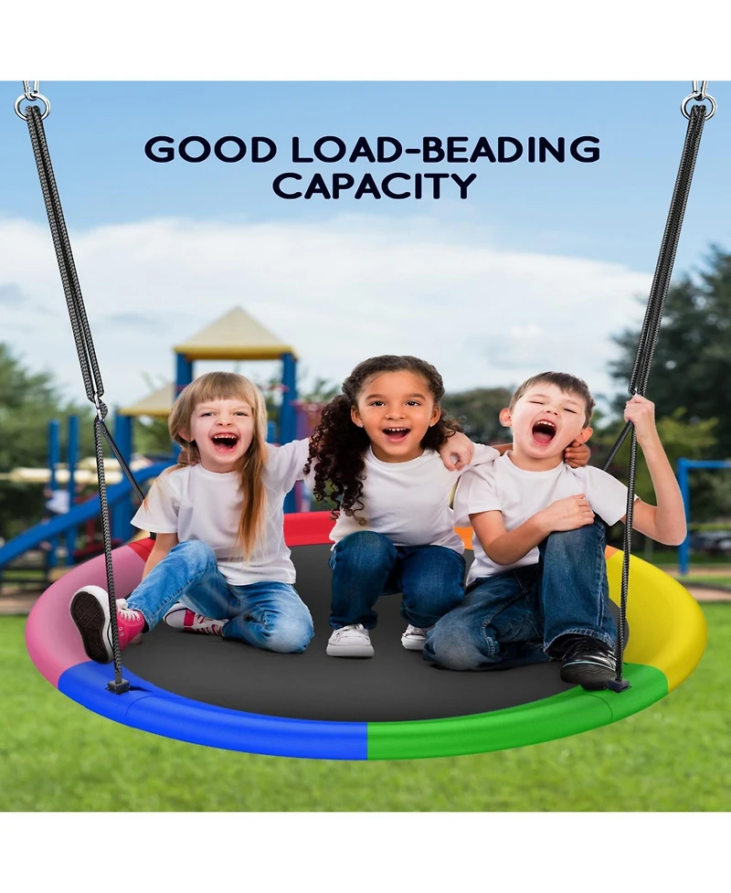 Gyroor Upgraded 43" Heavy-Duty Ufo Tree Swing for All Ages