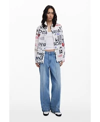 Desigual Women's Cotton shirt with letters