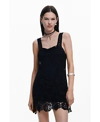 Desigual Women's Crochet mini dress