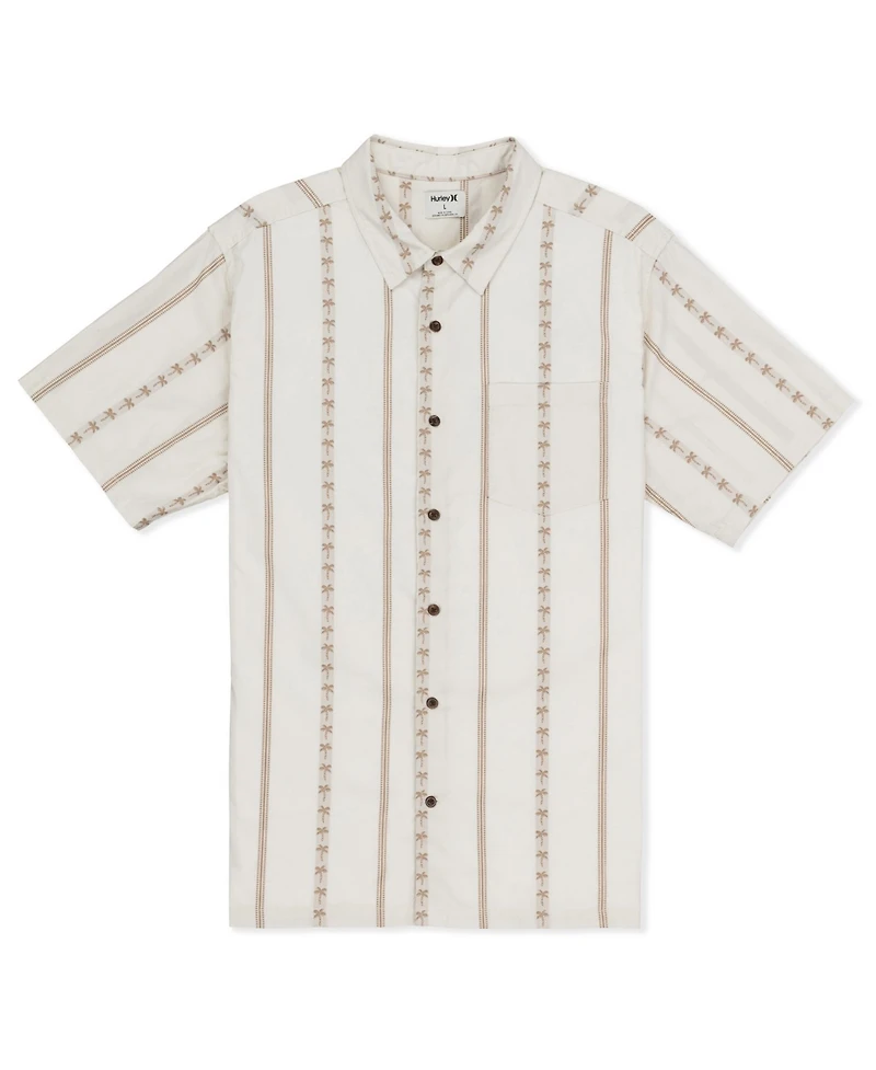 Hurley Men's Jacquard Rincon Short Sleeve Shirt
