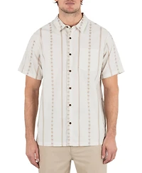 Hurley Men's Jacquard Rincon Short Sleeve Shirt