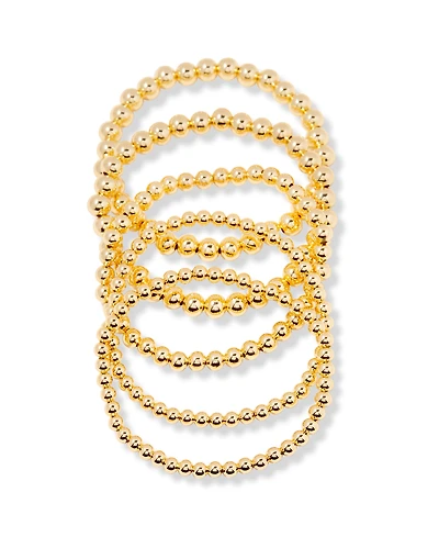 brook & york Gold Plated Makenna Xl Bracelet Set