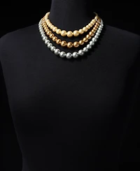 Charter Club Three-Row Statement Necklace, Macy's Exclusive