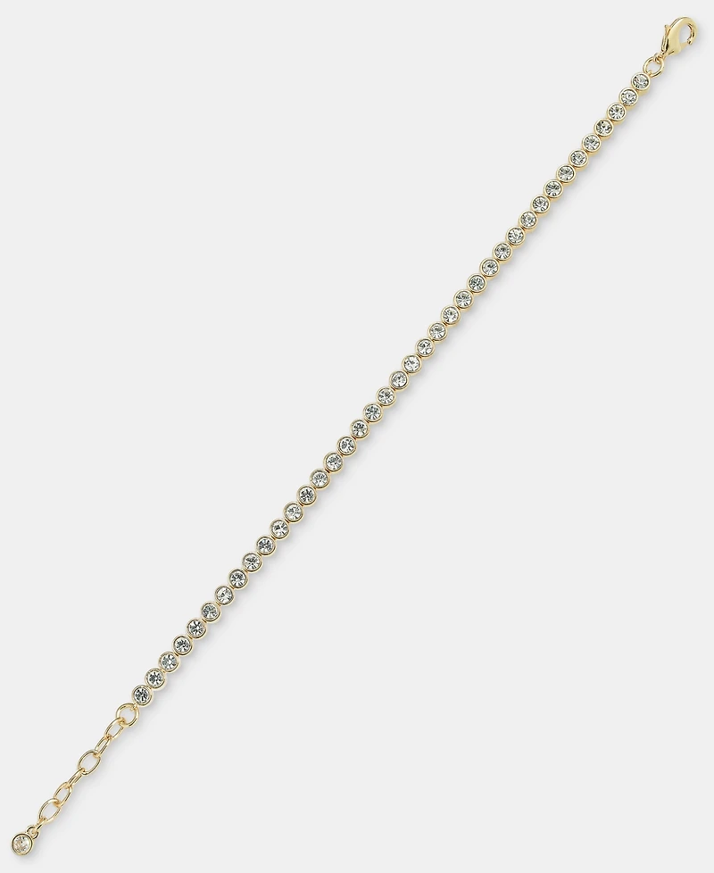 On 34th Crystal Tennis Bracelet, Macy's Exclusive