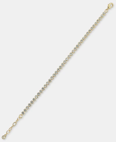 On 34th Crystal Tennis Bracelet, Macy's Exclusive