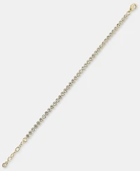 On 34th Crystal Tennis Bracelet, Macy's Exclusive