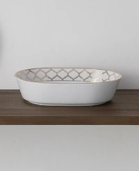 Noritake Eternal Palace Gold Oval Vegetable Bowl, 32 Oz