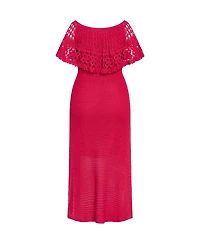 City Chic Women's Callie Crochet Dress