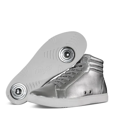 Silver| High-top Sneaker | Fuego