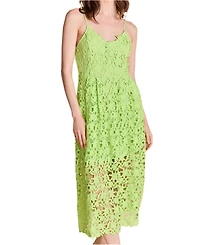 endless rose Women's Lace Cami Midi Dress
