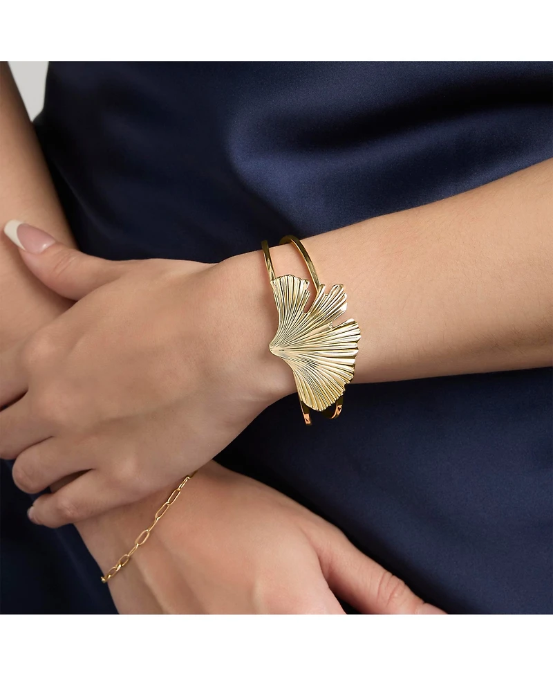 Bcbg Ginkgo Leaf Statement Cuff Bracelet