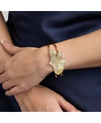 Bcbg Ginkgo Leaf Statement Cuff Bracelet