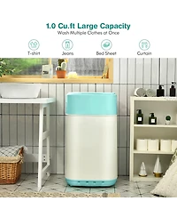 Costway 8lbs Portable Fully Automatic Washing Machine W/ Drain Pump