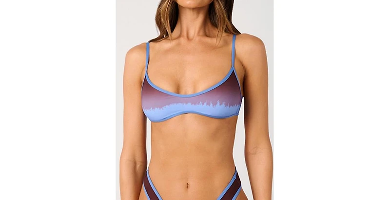 WeWoreWhat Women's Scoop Neck Tie Back Top