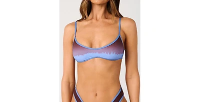 WeWoreWhat Women's Scoop Neck Tie Back Top