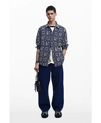 Desigual Men's Long-sleeve checkered shirt