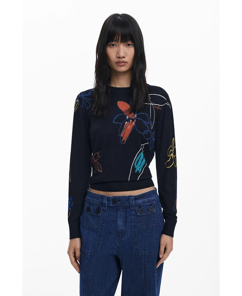 Desigual Women's Jogger jeans with cuffs