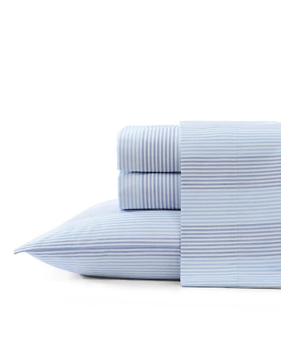 Tommy Bahama Home Cotton Percale 4 Piece Sheet Set, Queen