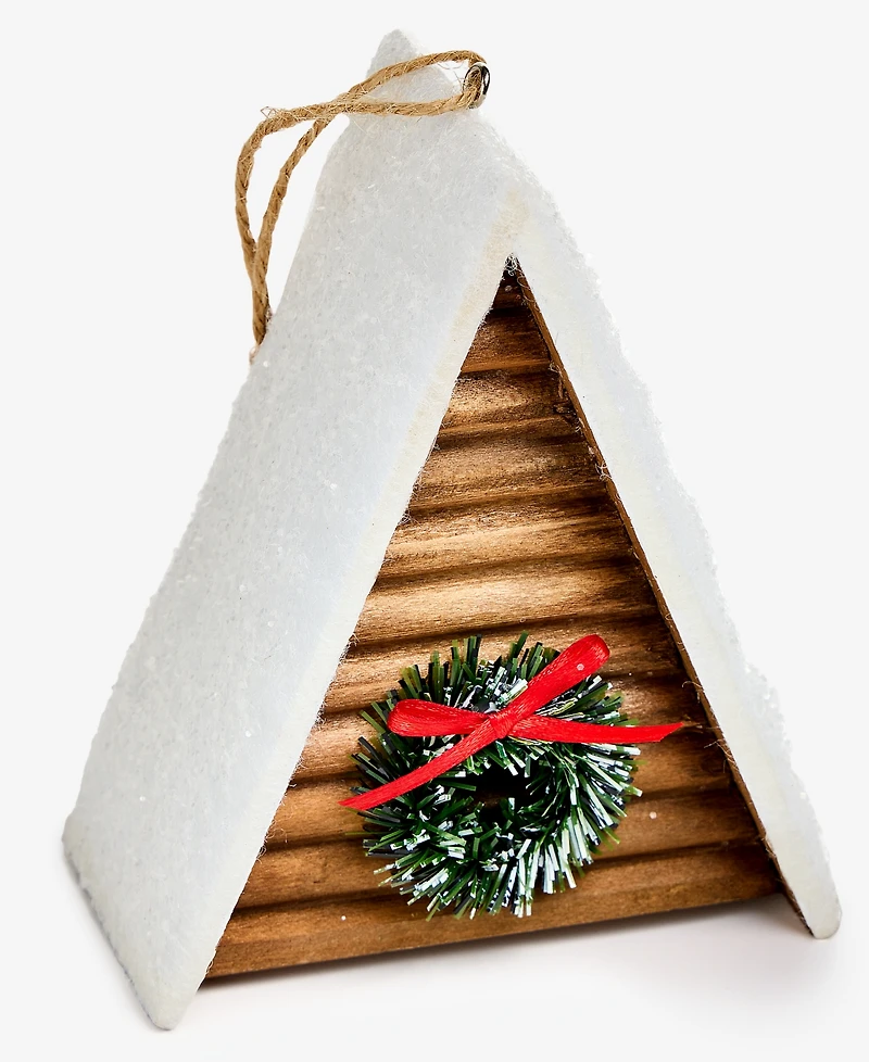 Holiday Lane Nordic Wonderland Birdhouse Ornament, Macy's Exclusive
