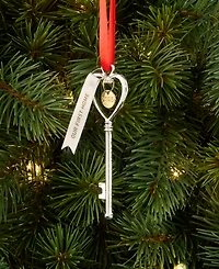 Holiday Lane Our First Home 2025 Heart Key Ornament, Macy's Exclusive
