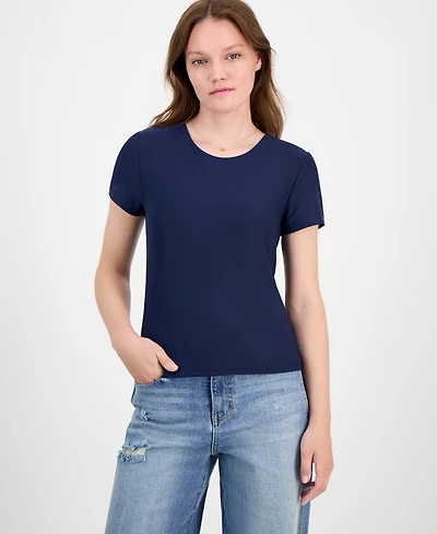 Hippie Rose Juniors' Short-Sleeve Crewneck Tee