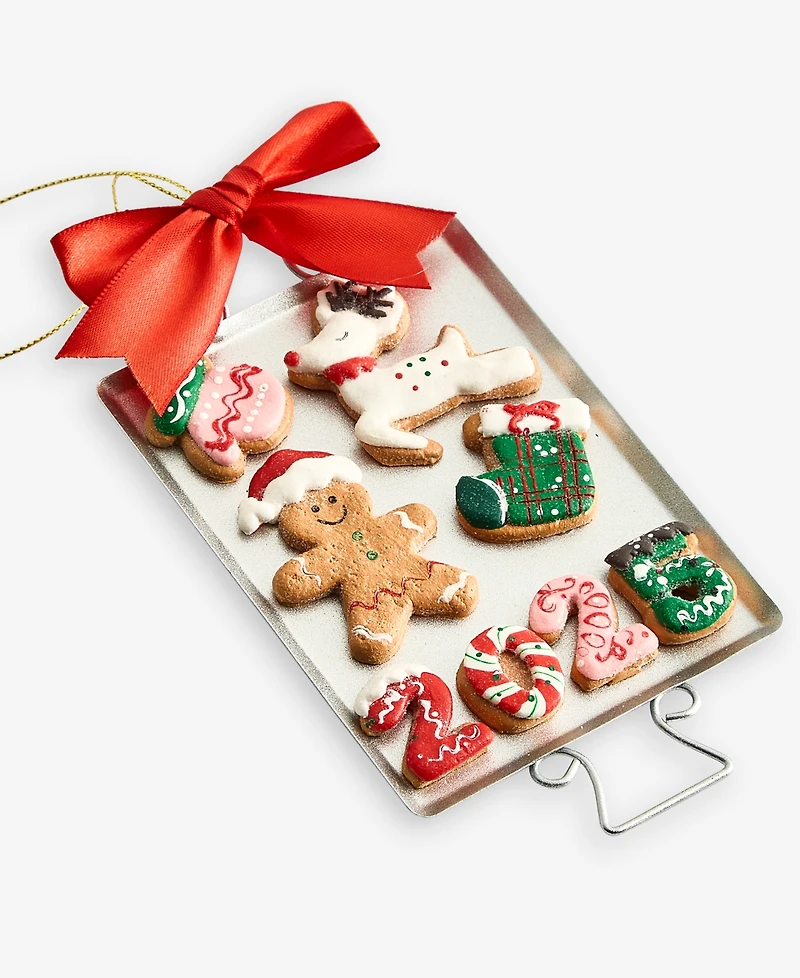 Holiday Lane Gingerbread Village 2025 Cookie Tray Ornament, Macy's Exclusive