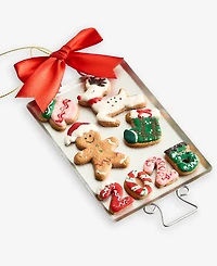 Holiday Lane Gingerbread Village 2025 Cookie Tray Ornament, Macy's Exclusive