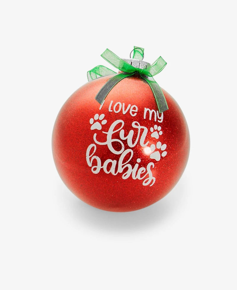 Holiday Lane Pets Red Ball Ornament, Macy's Exclusive