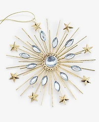 Holiday Lane Berry Tones Gem Snowflake Ornament, Macy's Exclusive