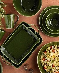 Certified International Verde Medium Rectangular Baker