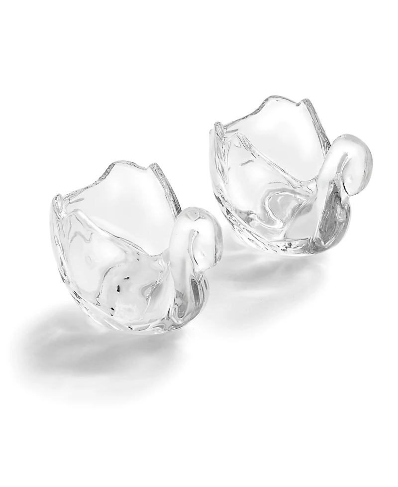 Godinger Swan Voltive Holder - Set of 2
