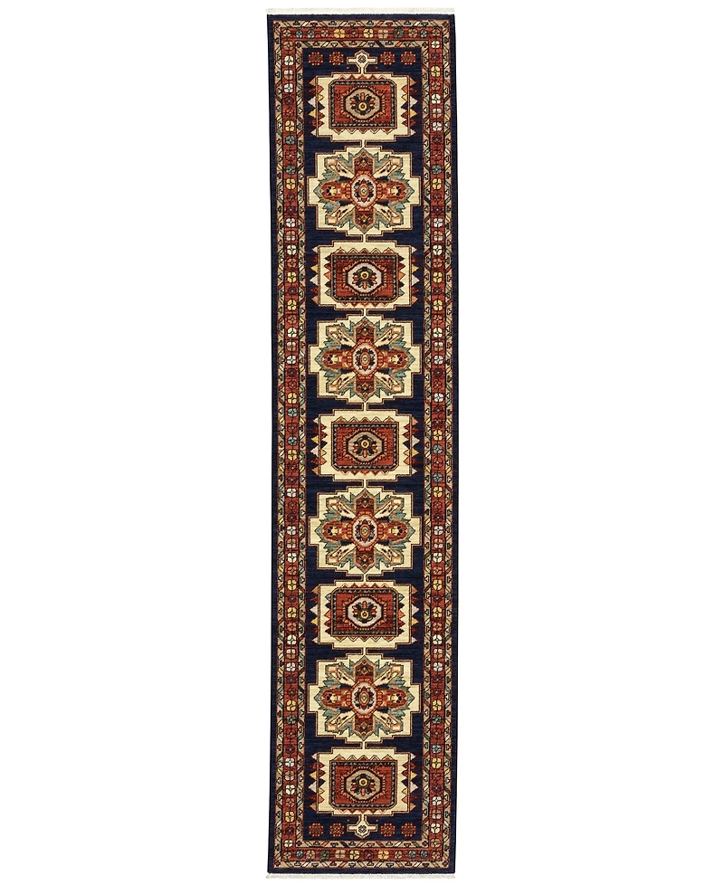 Oriental Weavers Lilihan 090B6 2'6"x12' Runner Area Rug