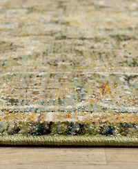 Oriental Weavers Andorra 2417B 2'6"x12' Runner Area Rug