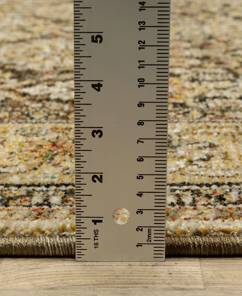 Oriental Weavers Andorra 2431A 2'6"x12' Runner Area Rug