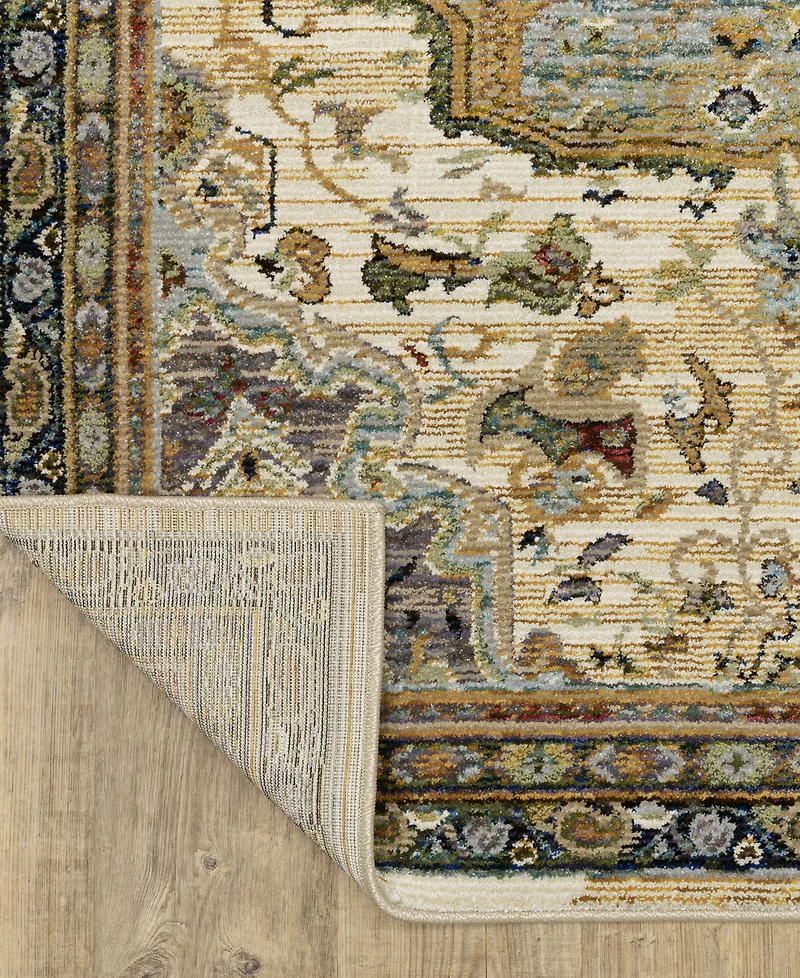 Oriental Weavers Andorra 2451B 2'6"x12' Runner Area Rug
