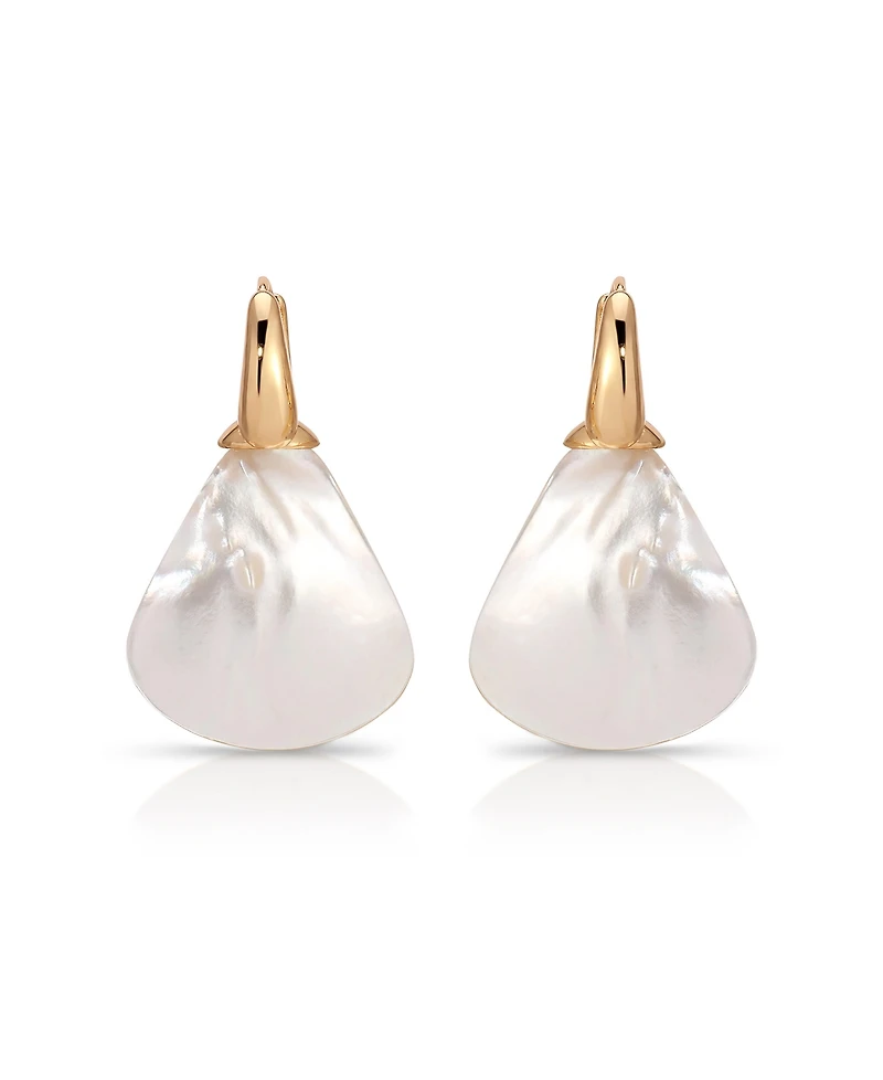 Ettika Sun-Kissed Mother of Pearl Drop Earrings