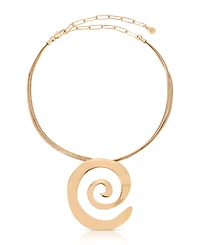 Ettika Aura Swirl Pendant Necklace