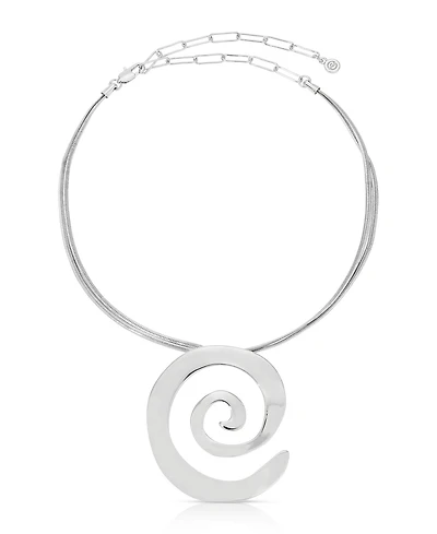 Ettika Aura Swirl Pendant Necklace