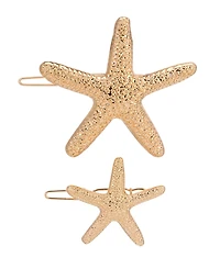 Ettika Starfish Barrette Set