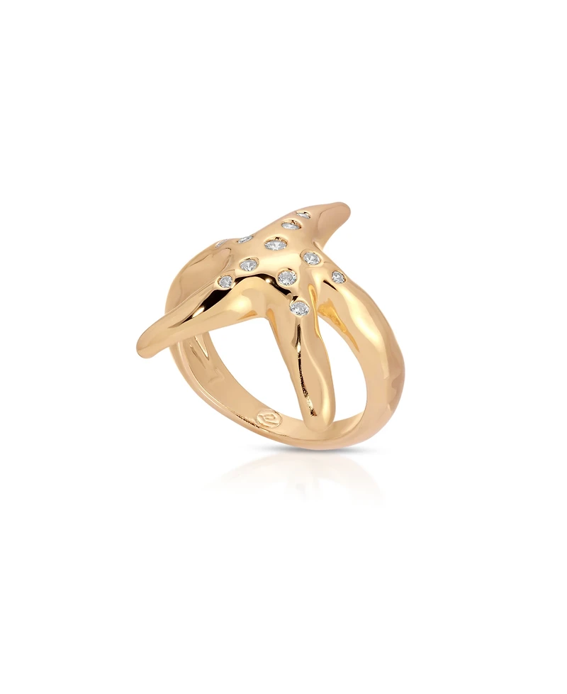 Ettika Starfish Luxe Statement Ring