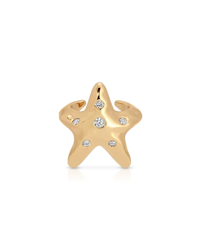Ettika Starfish Luxe Cuff Earrings