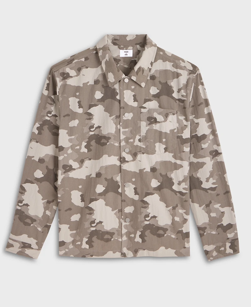 Mode of One Men's Relaxed Camo-Print Party Jacket, Macy's Exclusive