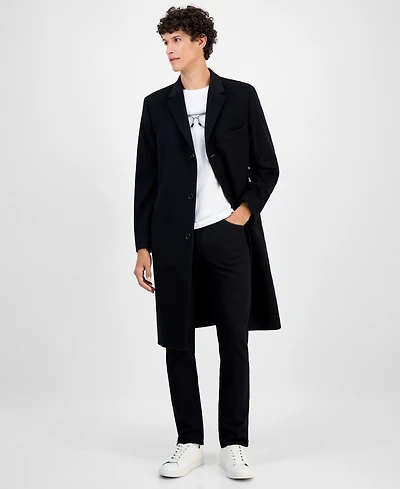 Michael Kors Men's Classic-Fit Solid Pure Cashmere Overcoat